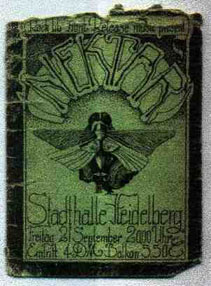nektar ticket from Septemeber 15, 1972