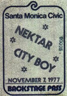 nektar November 7, 1977